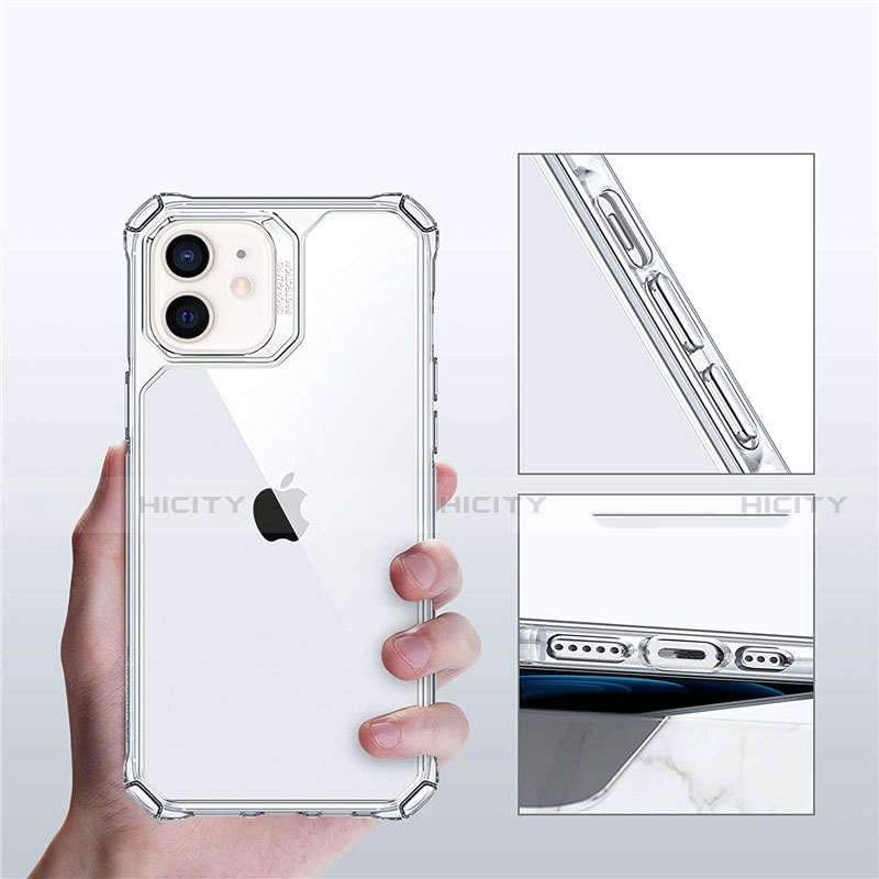 Carcasa Bumper Funda Silicona Transparente Espejo H04 para Apple iPhone 12 Mini