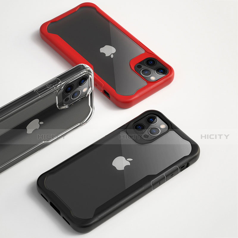 Carcasa Bumper Funda Silicona Transparente Espejo M01 para Apple iPhone 12 Pro Max