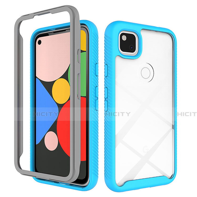 Carcasa Bumper Funda Silicona Transparente Espejo M01 para Google Pixel 4a