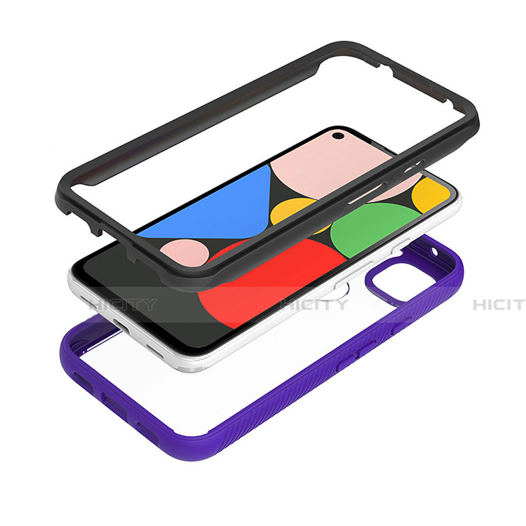 Carcasa Bumper Funda Silicona Transparente Espejo M01 para Google Pixel 4a