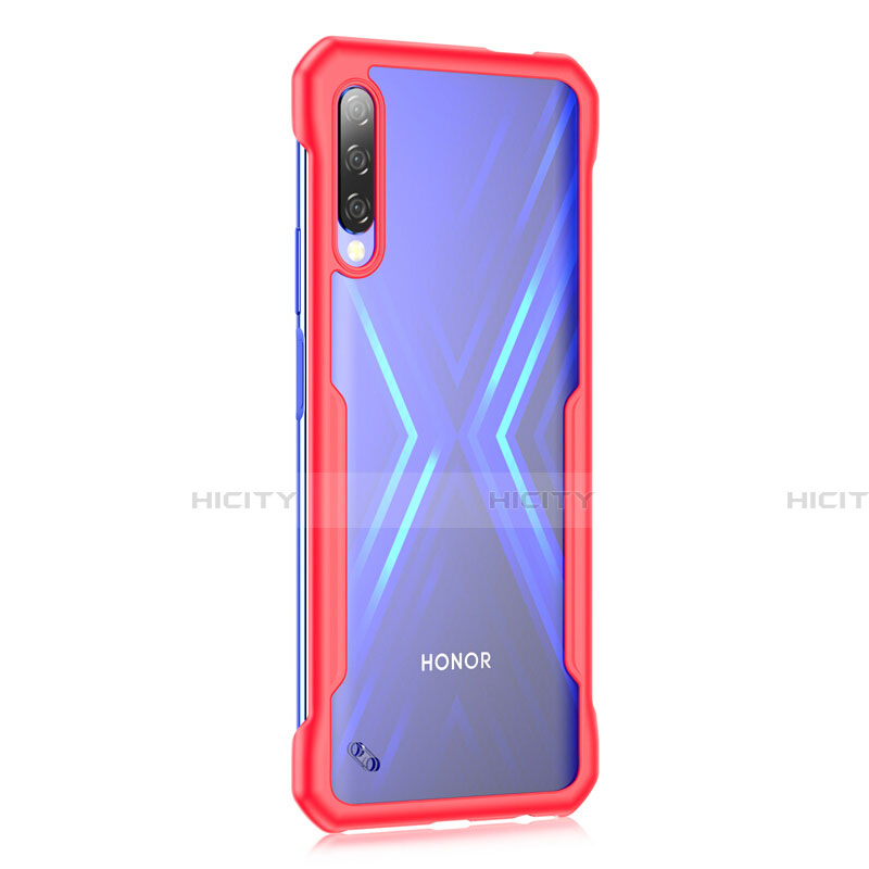 Carcasa Bumper Funda Silicona Transparente Espejo M01 para Huawei Honor 9X Pro Rojo