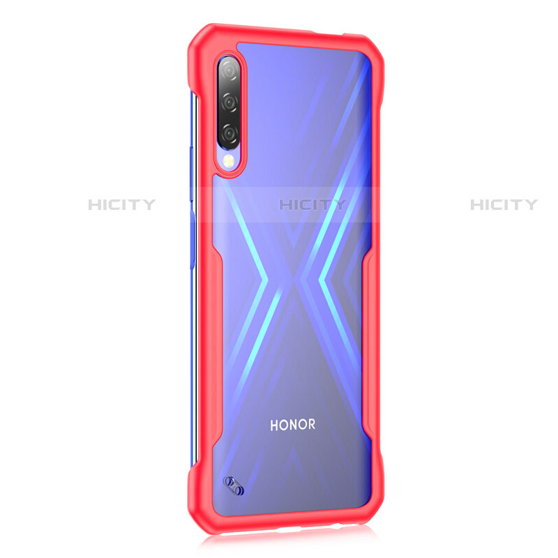 Carcasa Bumper Funda Silicona Transparente Espejo M01 para Huawei P Smart Pro (2019) Rojo