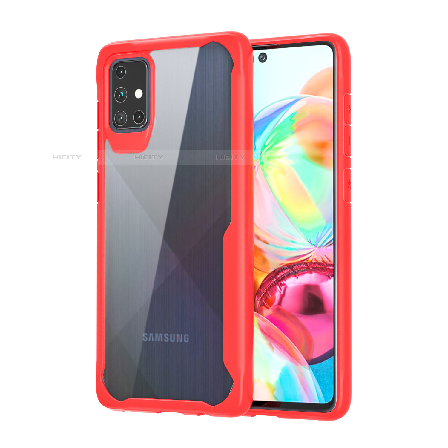 Carcasa Bumper Funda Silicona Transparente Espejo M02 para Samsung Galaxy A71 5G