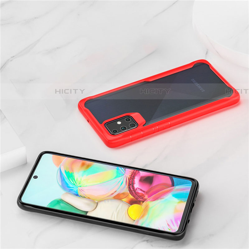 Carcasa Bumper Funda Silicona Transparente Espejo M02 para Samsung Galaxy A71 5G