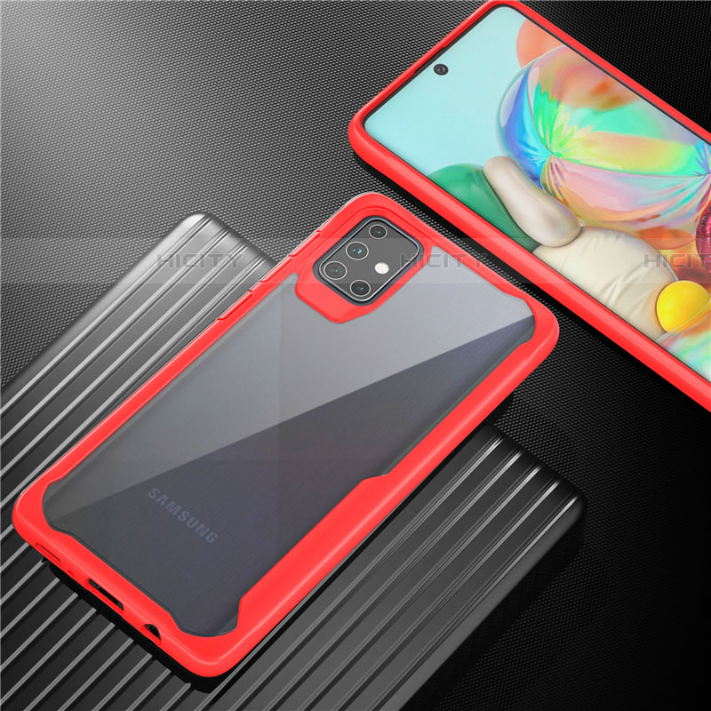 Carcasa Bumper Funda Silicona Transparente Espejo M02 para Samsung Galaxy A71 5G