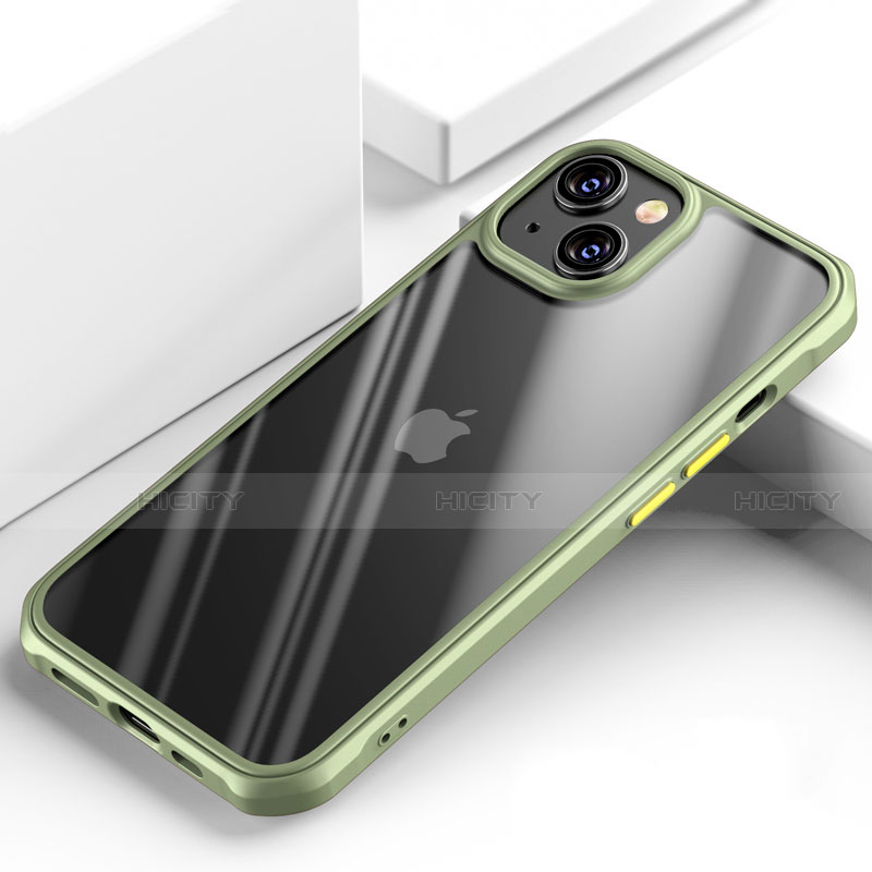 Carcasa Bumper Funda Silicona Transparente Espejo M03 para Apple iPhone 14