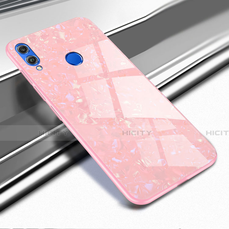 Carcasa Bumper Funda Silicona Transparente Espejo M03 para Huawei Honor 8X Oro Rosa