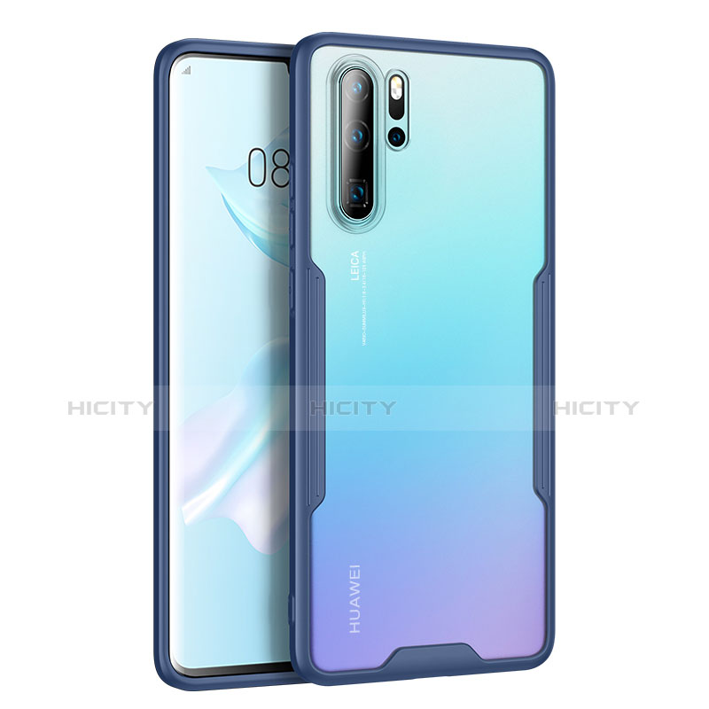 Carcasa Bumper Funda Silicona Transparente Espejo M03 para Huawei P30 Pro New Edition Azul