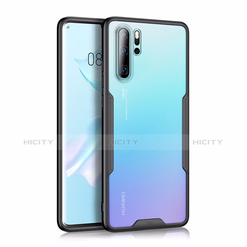 Carcasa Bumper Funda Silicona Transparente Espejo M03 para Huawei P30 Pro New Edition Negro