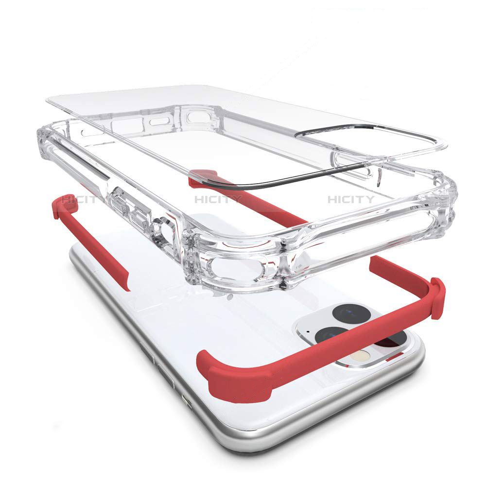 Carcasa Bumper Funda Silicona Transparente Espejo M04 para Apple iPhone 11 Pro Max