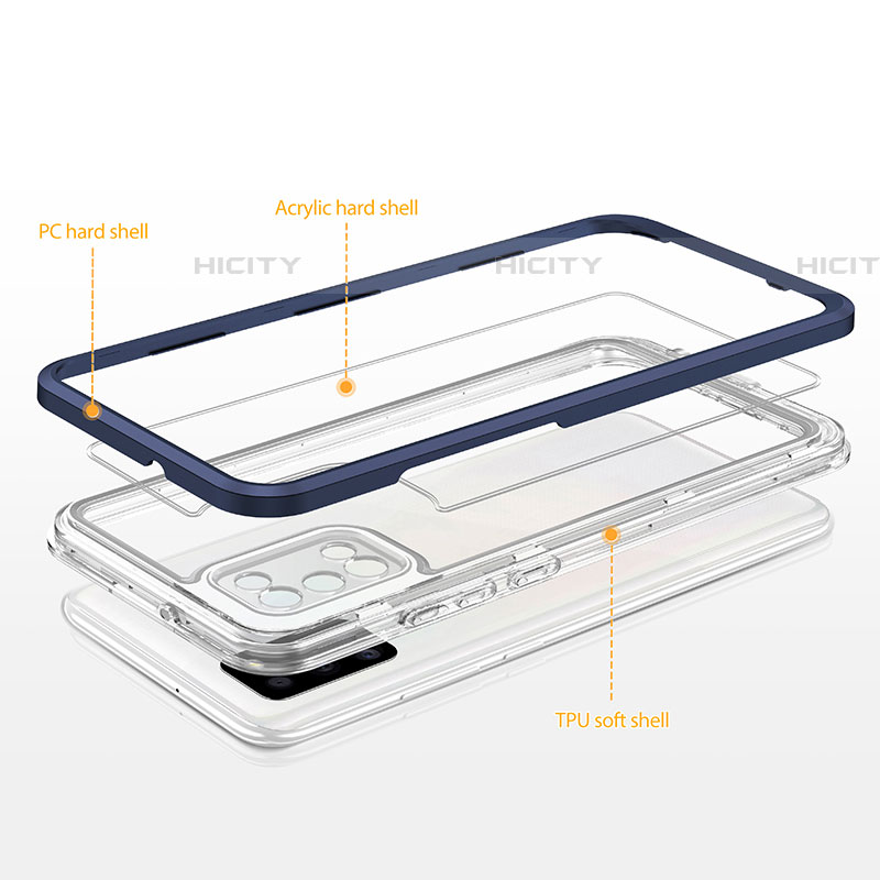 Carcasa Bumper Funda Silicona Transparente Espejo MQ1 para Samsung Galaxy A03s