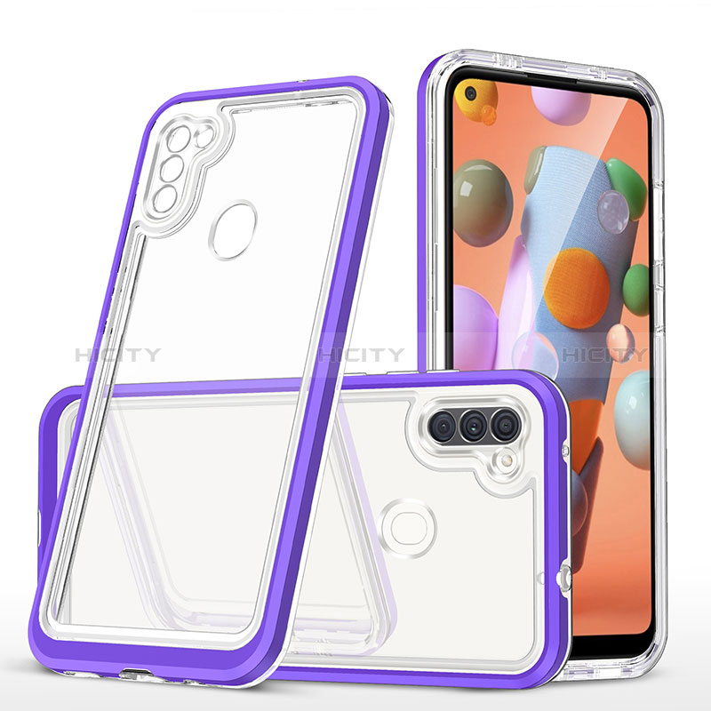 Carcasa Bumper Funda Silicona Transparente Espejo MQ1 para Samsung Galaxy A11