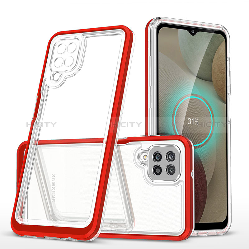 Carcasa Bumper Funda Silicona Transparente Espejo MQ1 para Samsung Galaxy A12 Nacho