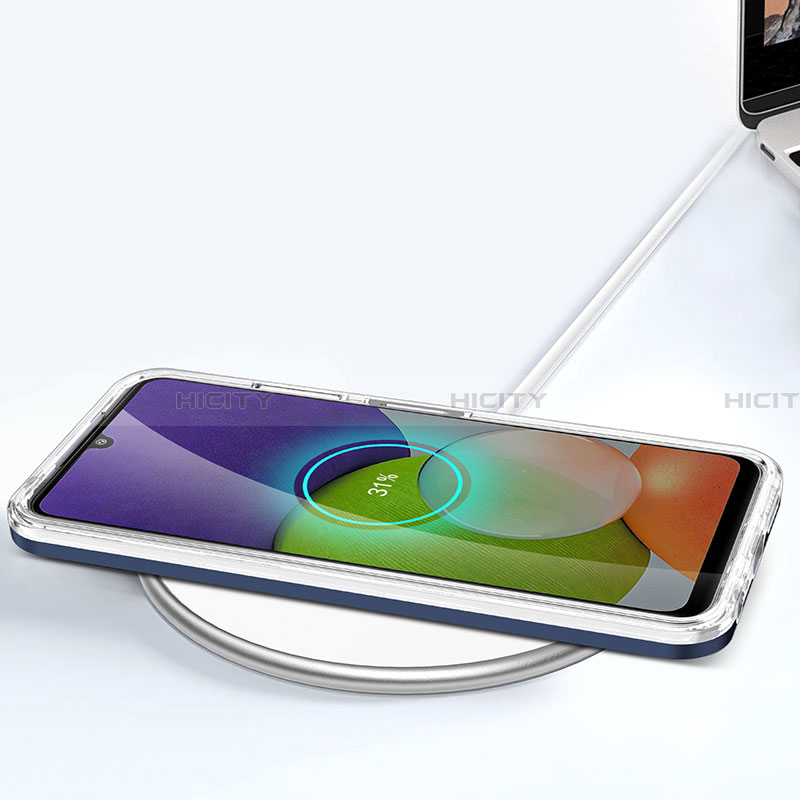 Carcasa Bumper Funda Silicona Transparente Espejo MQ1 para Samsung Galaxy A22 5G