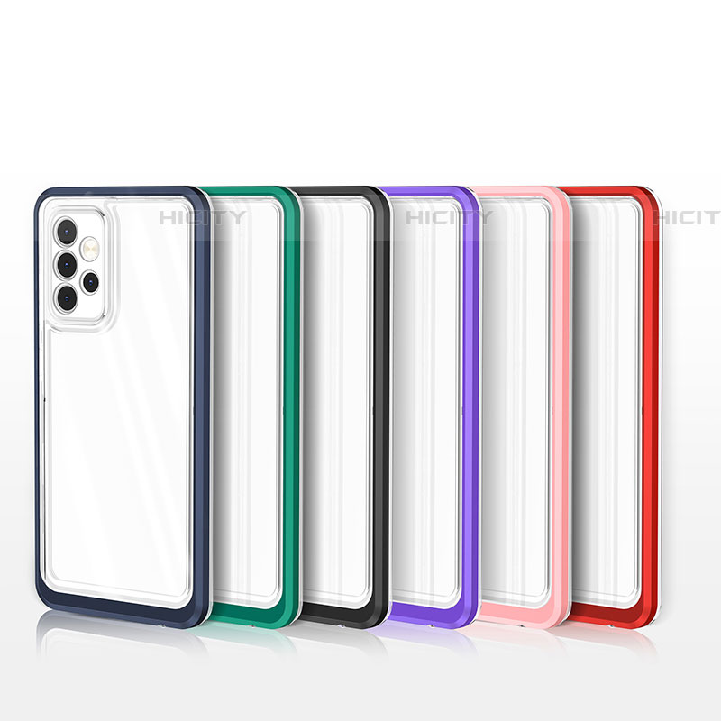 Carcasa Bumper Funda Silicona Transparente Espejo MQ1 para Samsung Galaxy A52 4G