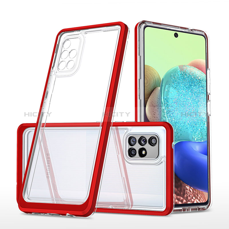 Carcasa Bumper Funda Silicona Transparente Espejo MQ1 para Samsung Galaxy A71 4G A715