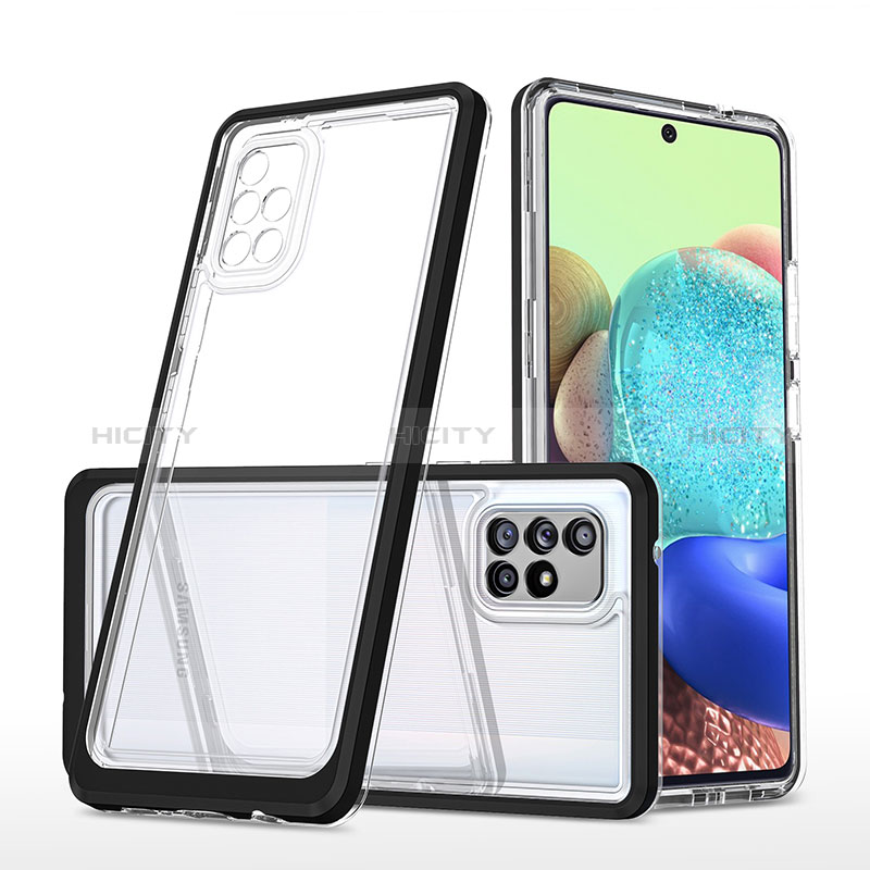 Carcasa Bumper Funda Silicona Transparente Espejo MQ1 para Samsung Galaxy A71 5G