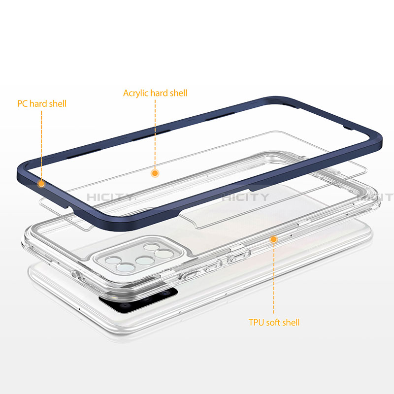 Carcasa Bumper Funda Silicona Transparente Espejo MQ1 para Samsung Galaxy F02S SM-E025F