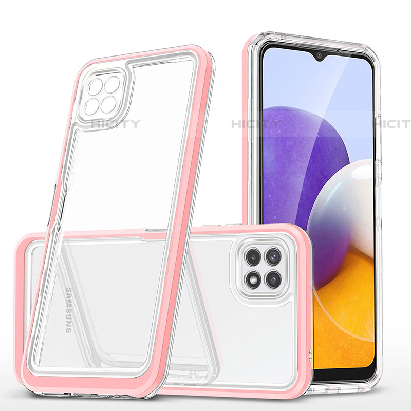 Carcasa Bumper Funda Silicona Transparente Espejo MQ1 para Samsung Galaxy F42 5G