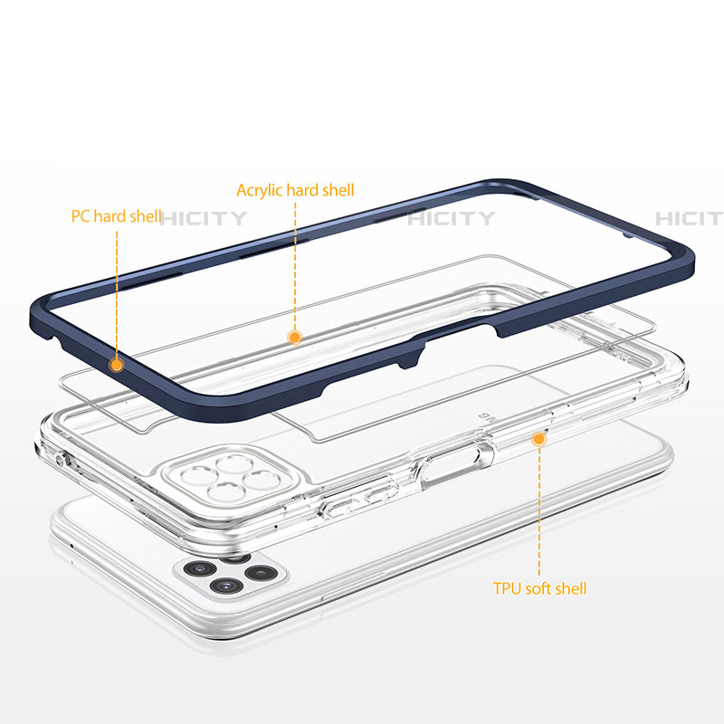 Carcasa Bumper Funda Silicona Transparente Espejo MQ1 para Samsung Galaxy F42 5G