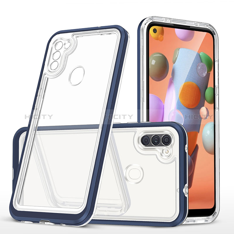 Carcasa Bumper Funda Silicona Transparente Espejo MQ1 para Samsung Galaxy M11