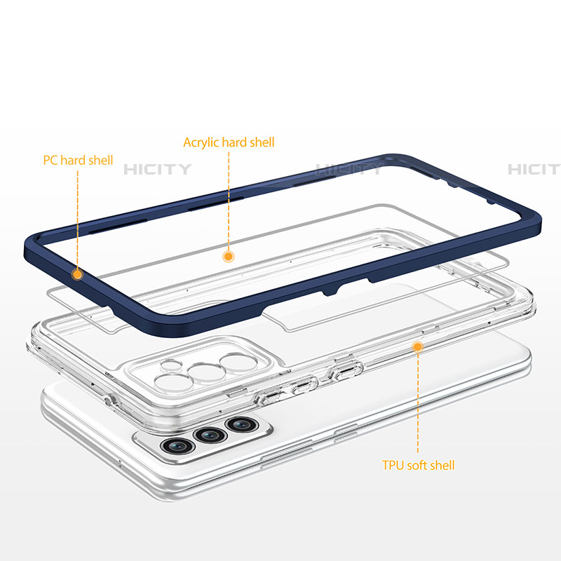 Carcasa Bumper Funda Silicona Transparente Espejo MQ1 para Samsung Galaxy M54 5G