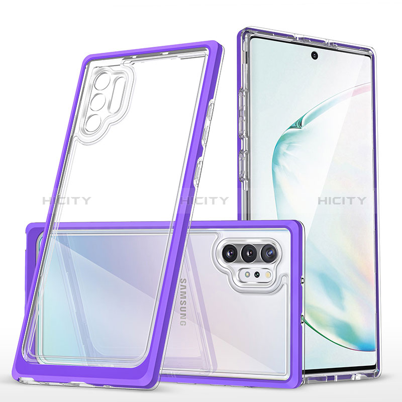 Carcasa Bumper Funda Silicona Transparente Espejo MQ1 para Samsung Galaxy Note 10 Plus 5G