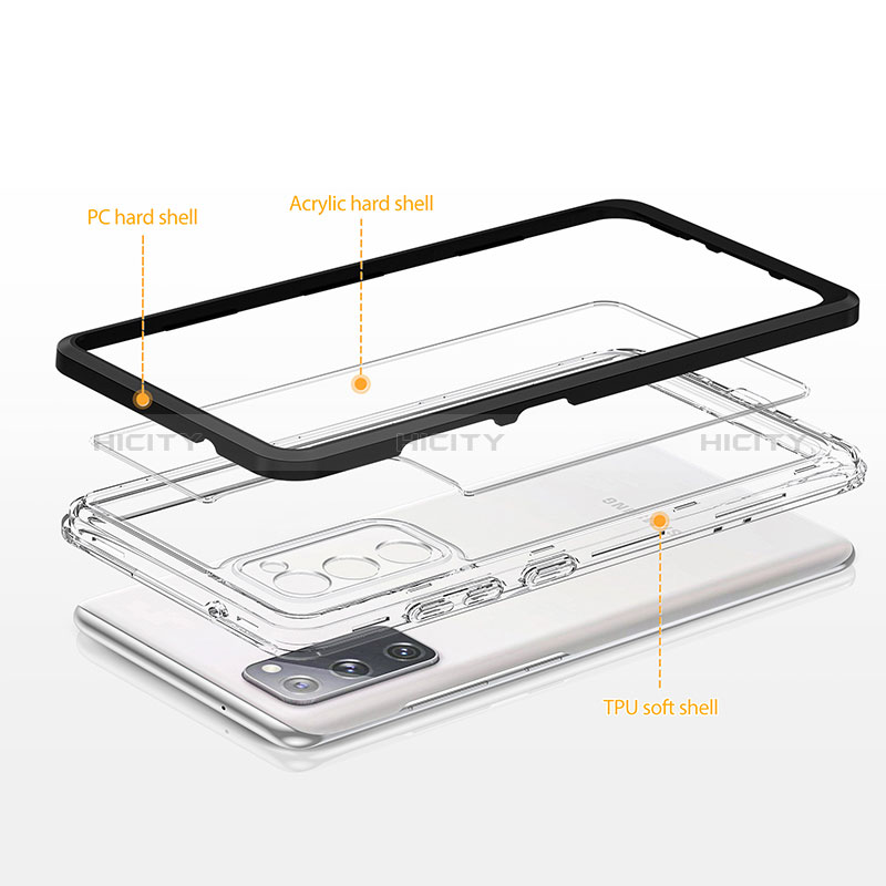 Carcasa Bumper Funda Silicona Transparente Espejo MQ1 para Samsung Galaxy S20 FE 4G
