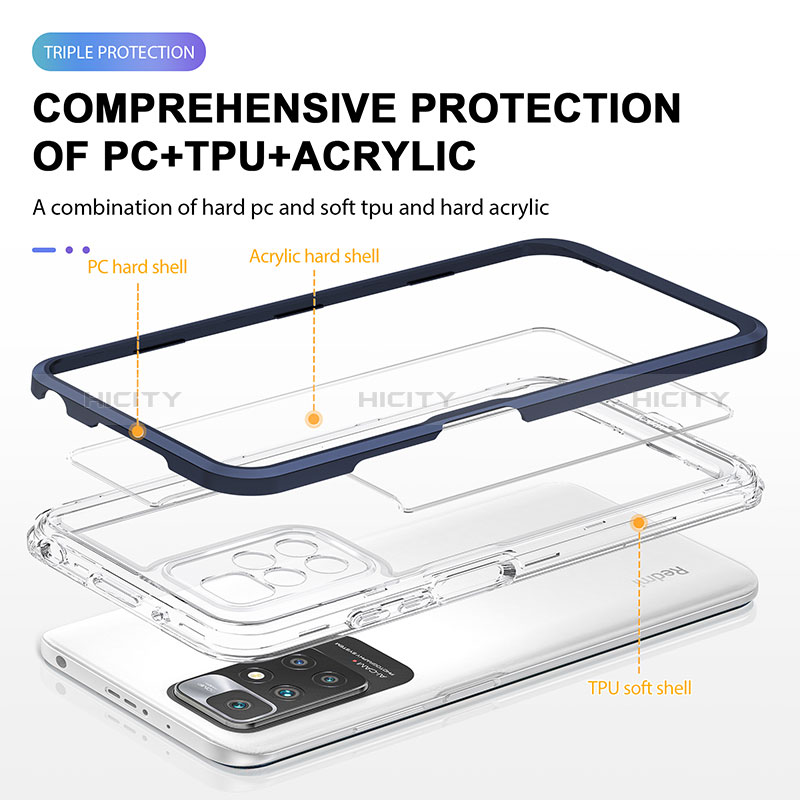 Carcasa Bumper Funda Silicona Transparente Espejo MQ1 para Xiaomi Redmi 10 (2022)