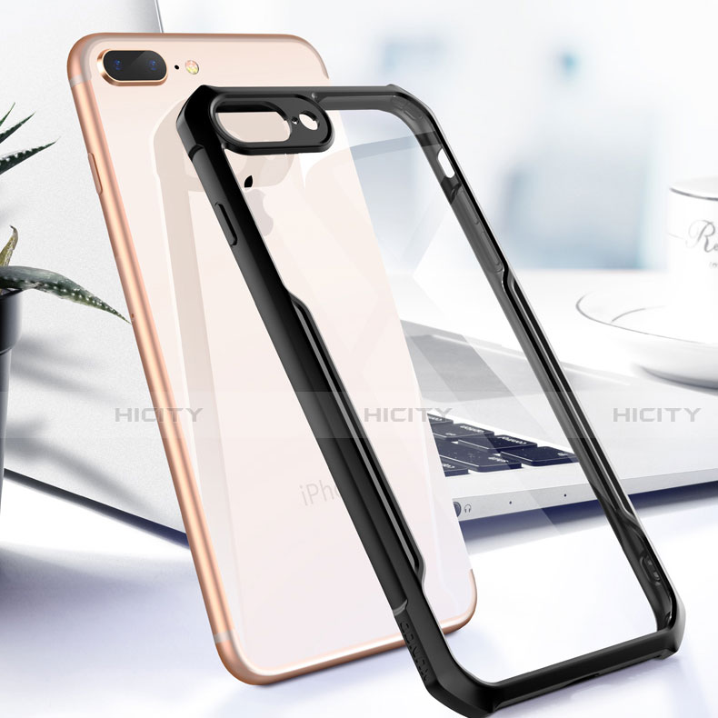 Carcasa Bumper Funda Silicona Transparente Espejo P01 para Apple iPhone 8 Plus