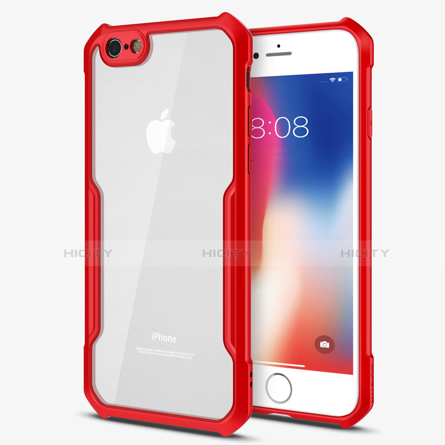 Carcasa Bumper Funda Silicona Transparente Espejo para Apple iPhone 6