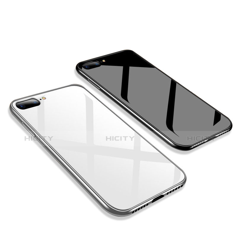 Carcasa Bumper Funda Silicona Transparente Espejo para Apple iPhone 7 Plus