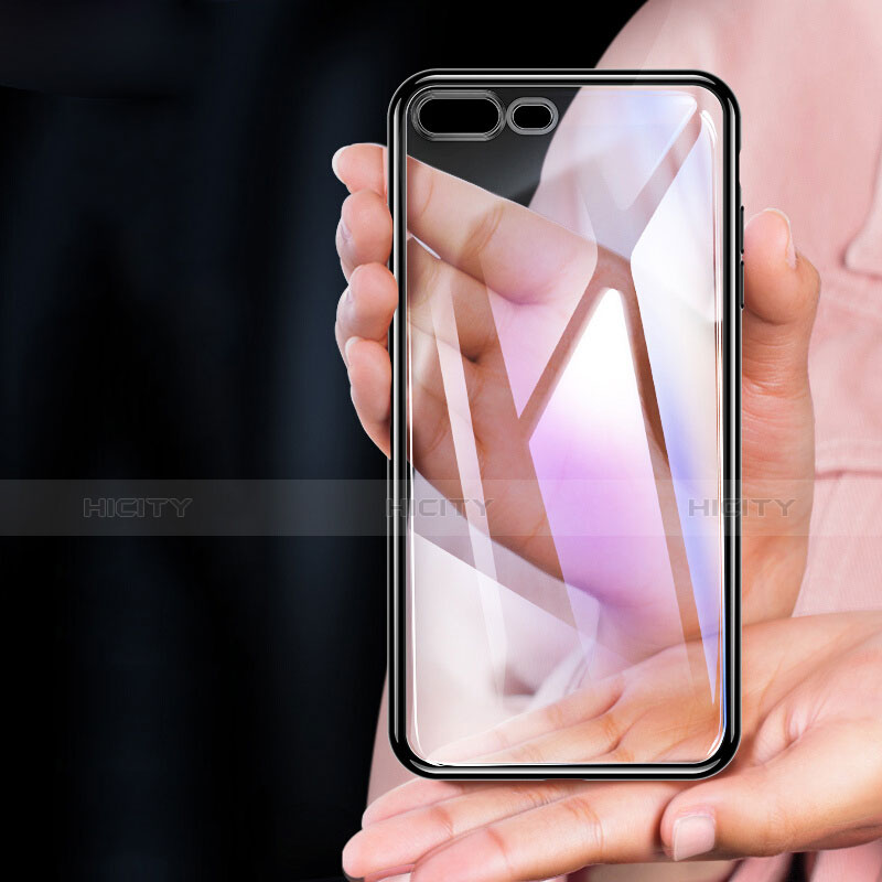 Carcasa Bumper Funda Silicona Transparente Espejo para Apple iPhone 8 Plus