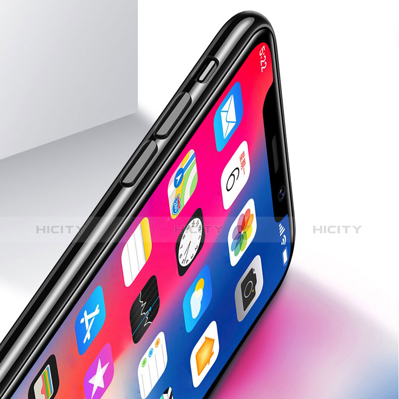 Carcasa Bumper Funda Silicona Transparente Espejo para Apple iPhone X