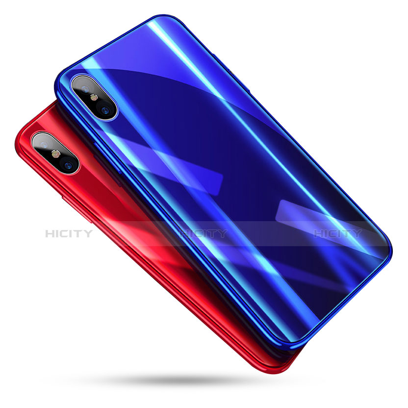 Carcasa Bumper Funda Silicona Transparente Espejo para Apple iPhone Xs Max