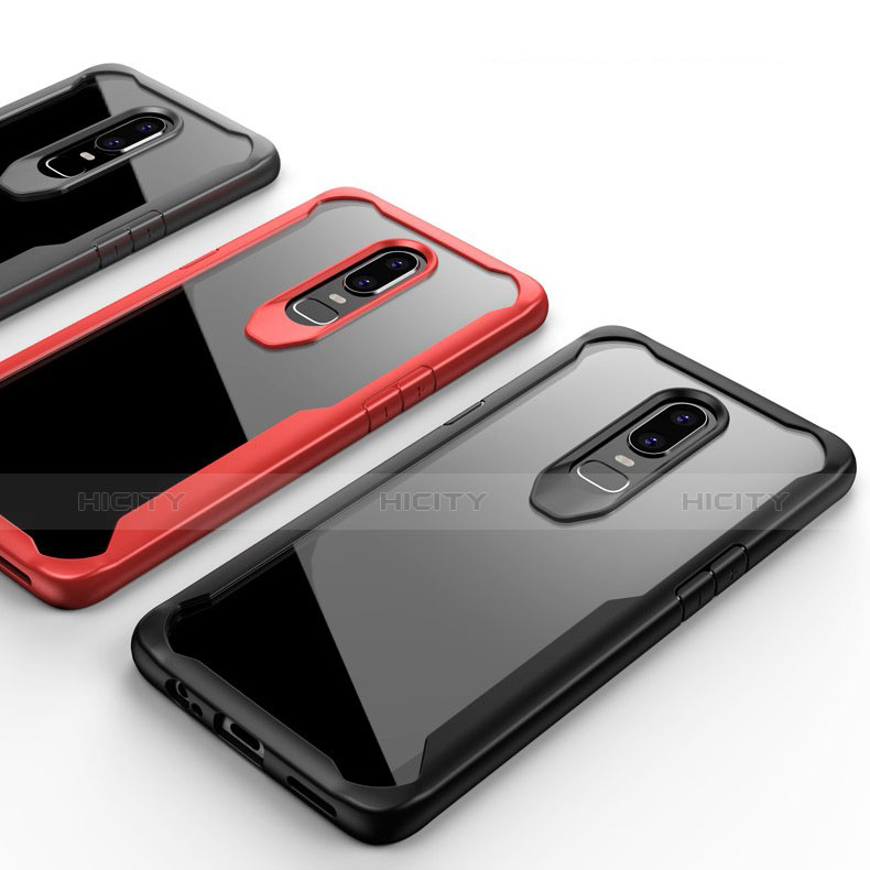 Carcasa Bumper Funda Silicona Transparente Espejo para OnePlus 6T