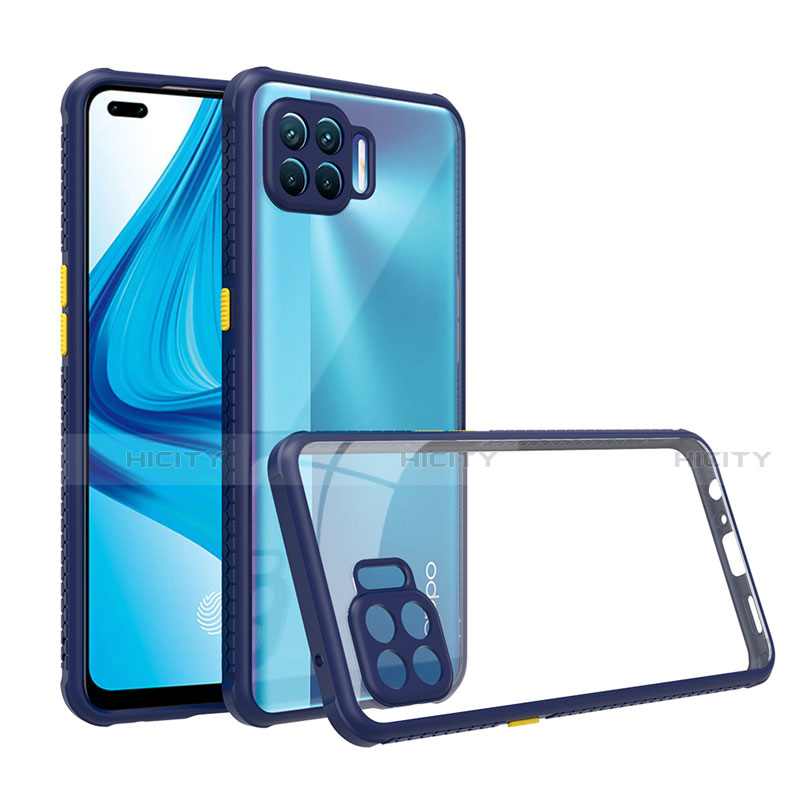 Carcasa Bumper Funda Silicona Transparente Espejo para Oppo Reno4 F