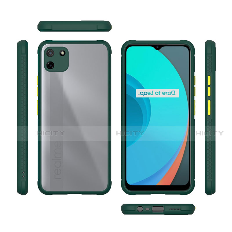 Carcasa Bumper Funda Silicona Transparente Espejo para Realme C11