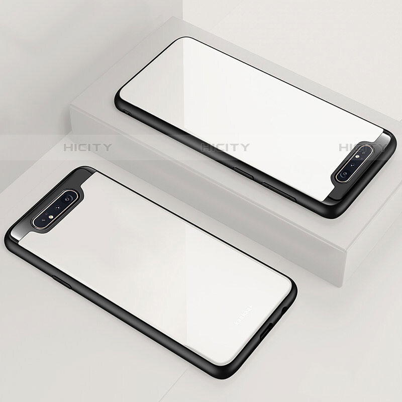 Carcasa Bumper Funda Silicona Transparente Espejo para Samsung Galaxy A80