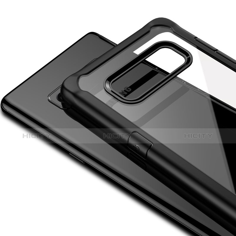 Carcasa Bumper Funda Silicona Transparente Espejo para Samsung Galaxy Note 8 Duos N950F