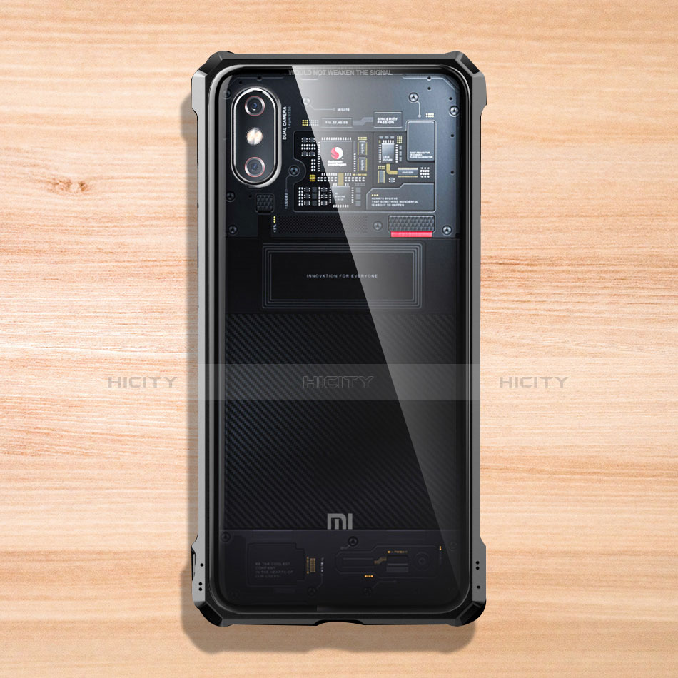 Carcasa Bumper Funda Silicona Transparente Espejo para Xiaomi Mi 8 Pro Global Version