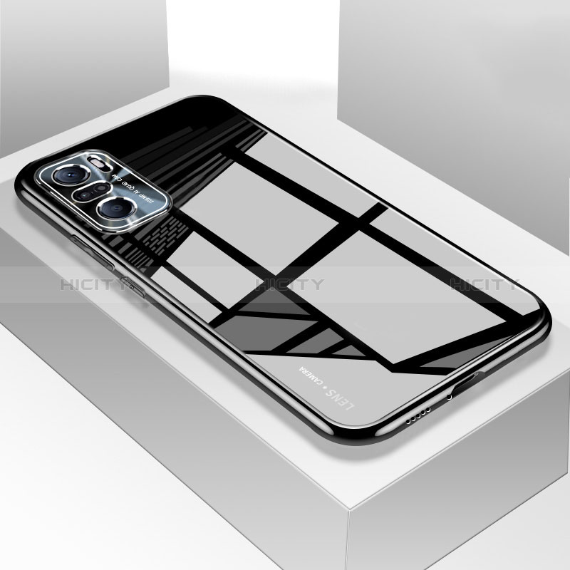 Carcasa Bumper Funda Silicona Transparente Espejo para Xiaomi Poco F3 5G Negro