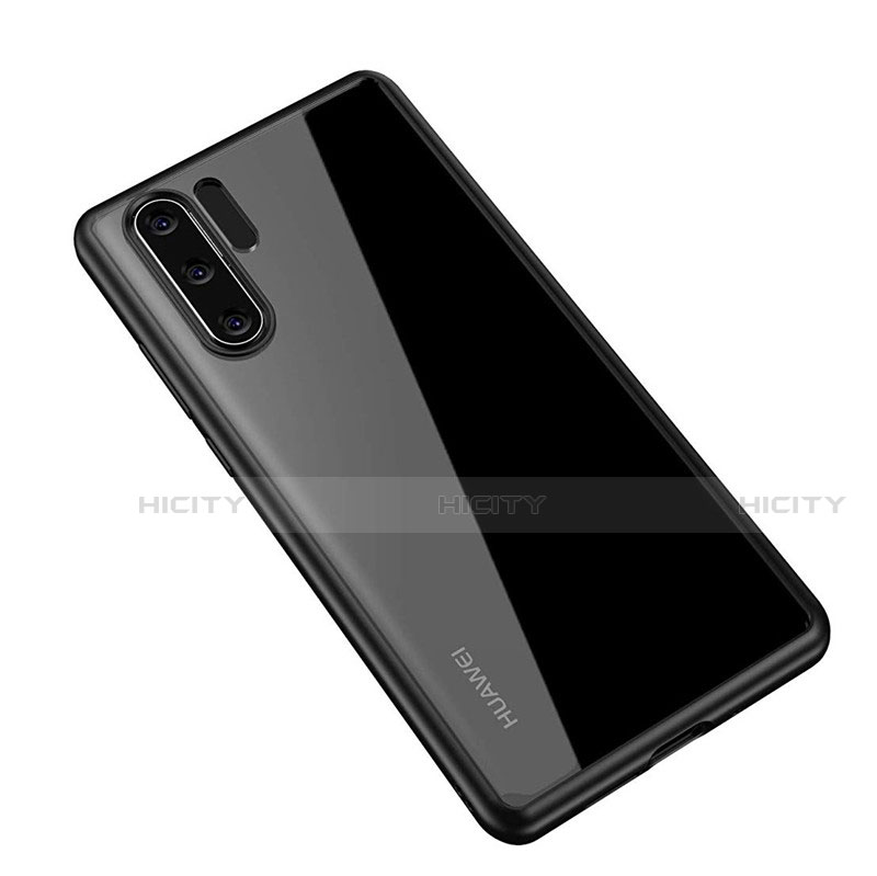 Carcasa Bumper Funda Silicona Transparente Espejo Z01 para Huawei P30 Pro New Edition Negro