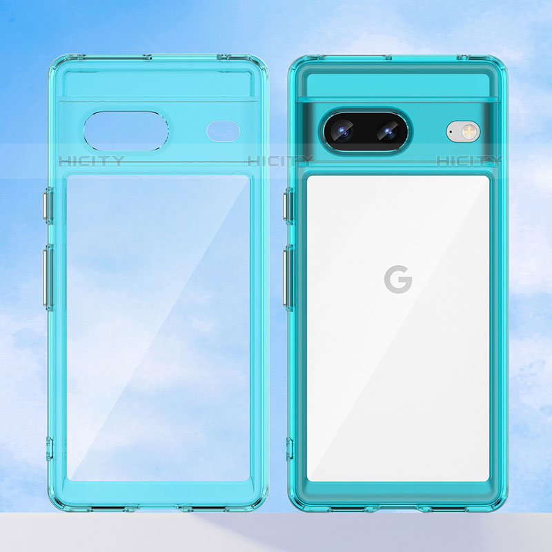 Carcasa Bumper Funda Silicona Transparente J01S para Google Pixel