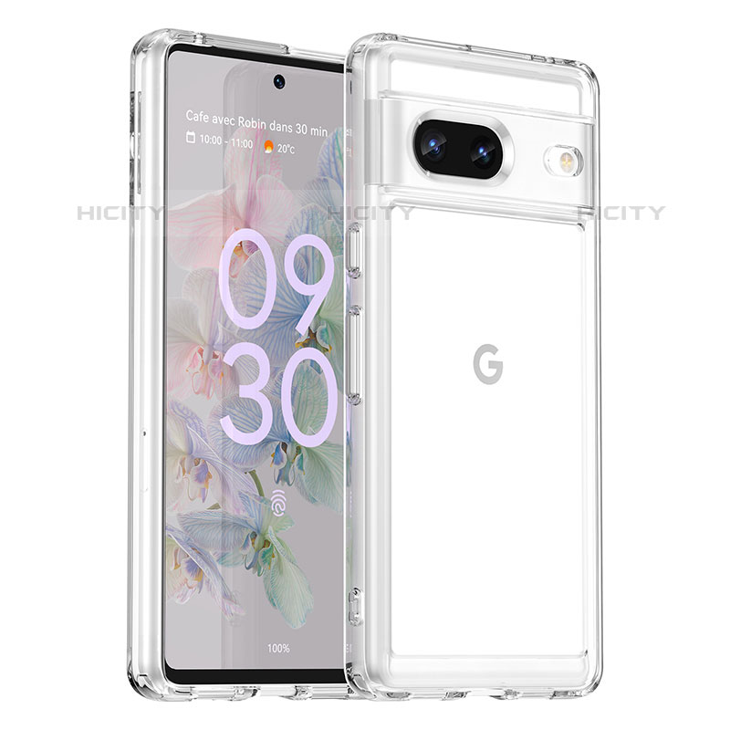 Carcasa Bumper Funda Silicona Transparente J01S para Google Pixel 7 5G