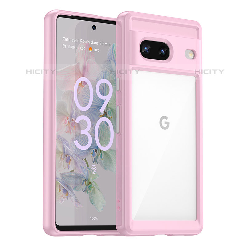 Carcasa Bumper Funda Silicona Transparente J01S para Google Pixel 7 5G