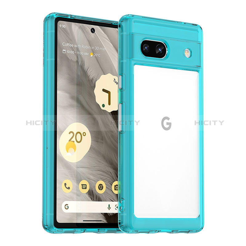 Carcasa Bumper Funda Silicona Transparente J01S para Google Pixel 7a 5G