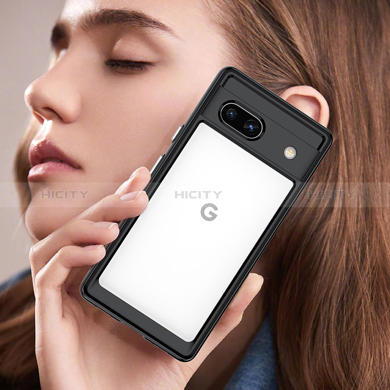 Carcasa Bumper Funda Silicona Transparente J01S para Google Pixel 7a 5G