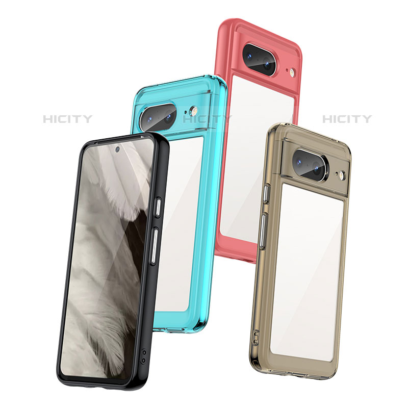 Carcasa Bumper Funda Silicona Transparente J01S para Google Pixel 8 5G