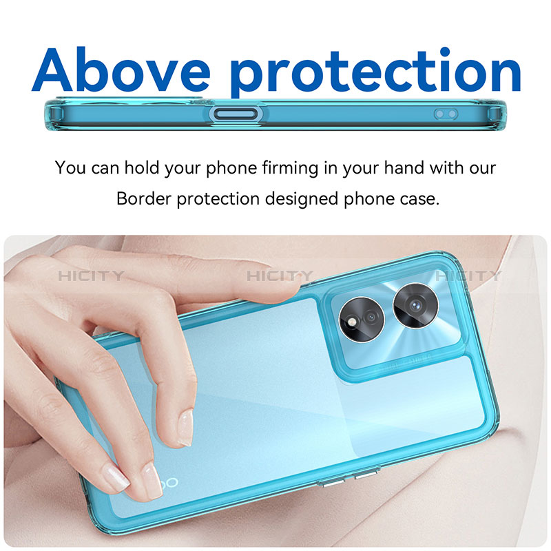 Carcasa Bumper Funda Silicona Transparente J01S para Huawei Honor X5 Plus